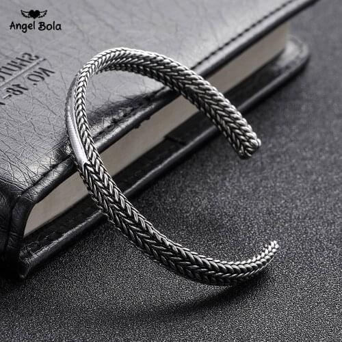 New Ancient Silver Plated Buddha Bracelets Banquet Accessory Women Gifts Vintage Design Cuff Buddha Wristband High Quality