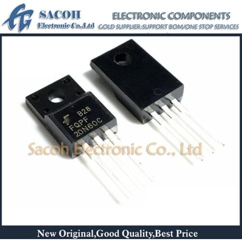 New Original 10PCS/Lot FQPF20N60C FQPF20N60 or FCPF20N60C FCPF20N60 20N60 or FQPF20N50C FQPF20N50 TO-220F 20A 600V Power MOSFET