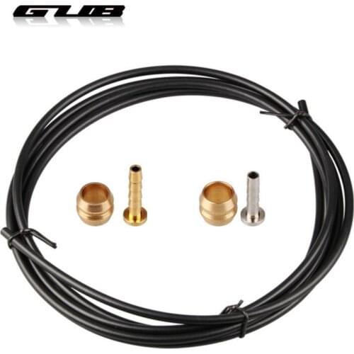 WholeSale 30sets/lot Hydraulic Brake disc hose 2.5m 5mm + Copper Brake Hose Insert & Olive for SMBH59 - BH59 for SMBH90 BH90