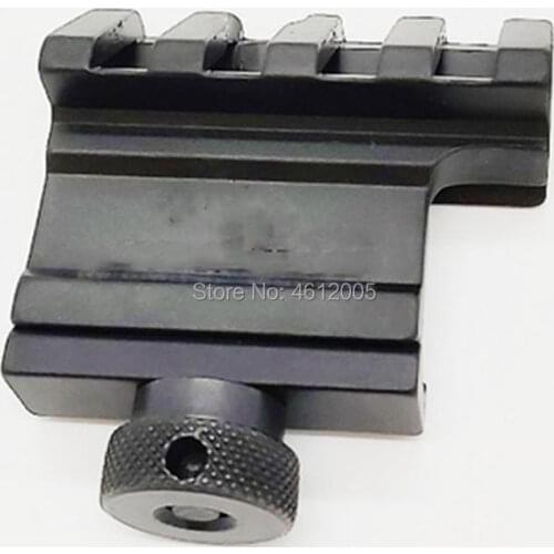 45 Degree Angle Offset Holder to 20mm Picatinny Weaver Rail Gun Laser/Flashlight Base Adapter scope mount