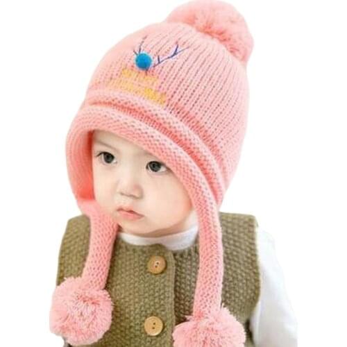 Autumn Winter Boy Girl Star Print Cotton Hat and Baby Beanie Kids Caps Childrens Accessories 0 To 2 Years Photography Props