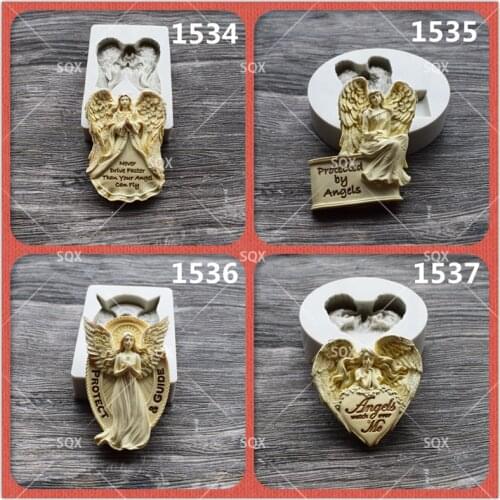 Love Angel Silicone Mould, Cake Decorating Tool, Chocolate Mould, Fondant Mould 1534-37