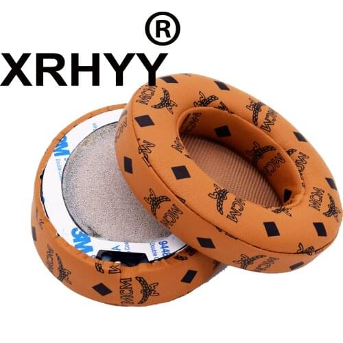 XRHYY Replacement Ear Pads Earpad Cushion For Beats Studio2.0 Studio 2.0 Studio 3.0 Studio 3 wireless headphones -Coffee