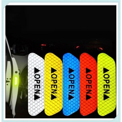Car OPEN Reflective Tape Warning Mark Notice Bicycle for BMW 520d 518d 428i Compact 3-series M240i M140i Z4 X5