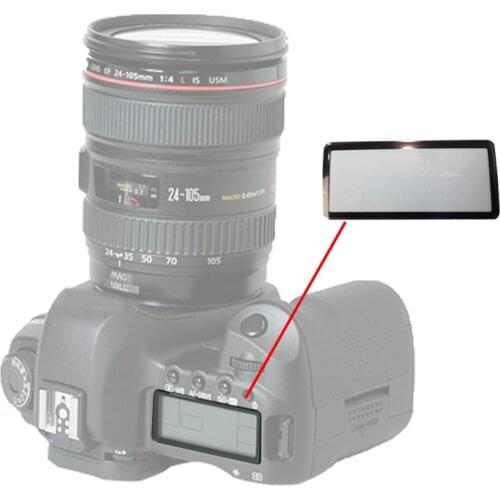 Shoulder small Externe Vitre Outer Glass screen Repair part For Canon 5D 5D2 5D3 5D4 5Dsr 6D 6D2 7D 7D2 60D 70D 80D 760D