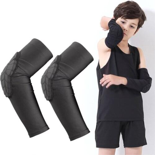 1 Pair Sports Padded Arm Guard - Elbow Sleeves Protective Pads - for Kids Boys, Girls, Youth - Multiple Sizes