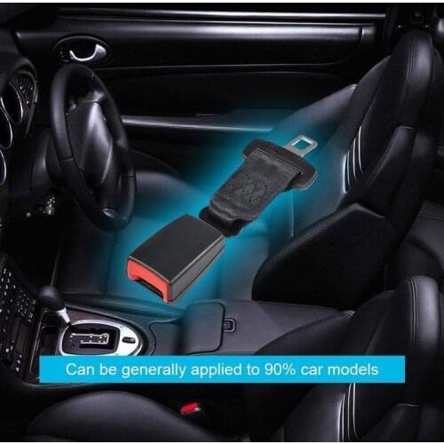 1PCS Car Safety Child Seat Belt Buckle Extension Clip Belt Alarm Stopper Universal Auto Automatic D-type With Safety Buckle