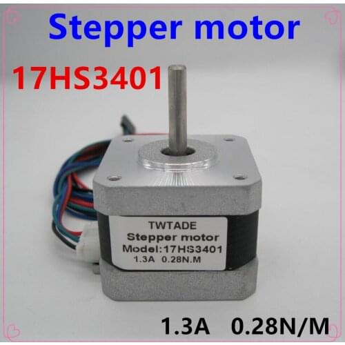 1PCS Motor Controller Quality 17HS3401 4-lead Nema 17 Stepper Motor 42 motor 42BYGH 1.3A CE ROSH ISO CNC Laser Motor Controller