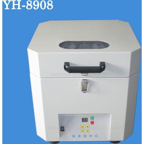 1PC New Automatic Solder Paste Mixer YH-8908 Tin Cream Mixer 500g-1000g Desktop Solder paste mixer Machine 110/220V