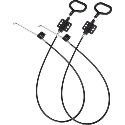 2pcs Metal Recliner Spring Cable Handle D Ring Replacement for Universal Sofa and Couch Black