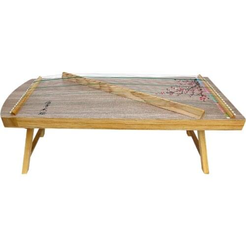 21 Strings Guzheng Finger Training Instrument Mini Zither With Stand Portable