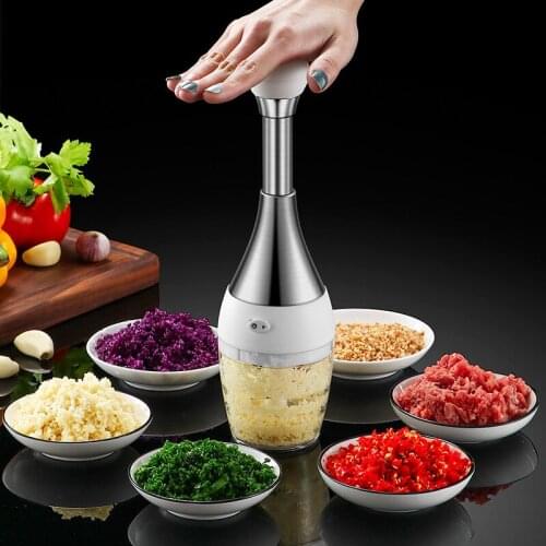304 Stainless Steel Hand Press Meat Grinder Poutry Vegetable Chopper Cutter Gadgets Cooking Tools Food Fruit Grater Onion Slicer