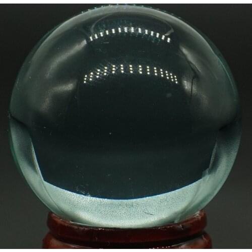 40MM Gemstone Ocean Blue Obsidian Sphere Crystal Ball Reiki Healing Globe Home Decor