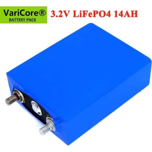 VariCore 3.2V 14Ah battery pack LiFePO4 phosphate 14000mAh for 4S 12V 24V Motorcycle Car motor batteries modification Nickel