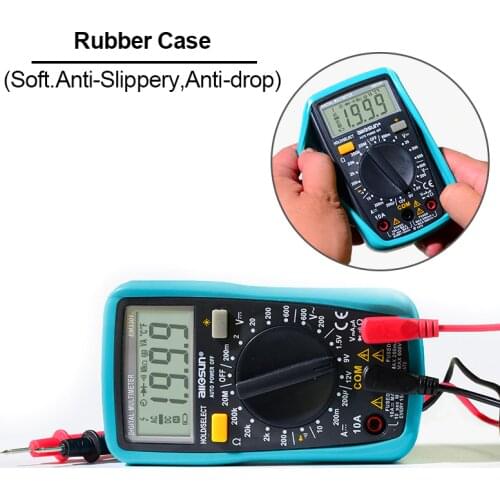 All-sun 2019 EM3301/EM3302 Digital Multimeter Pocket Portable AC/DC Ammeter Voltage ohm Tester Current Ohm With Backlight