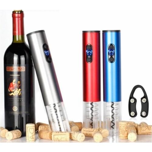Automatic Wine Bottle Opener Multi Color Electric Wine Opener Aluminum Alloy Automatic Corkscrew Kitchen Tools WB1167
