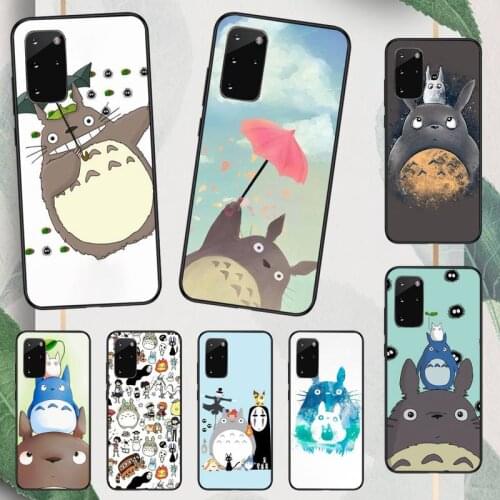 Totoro Spirited Phone Case For Samsung A50 A51 A71 A20E A20S S10 S20 S21 S30 Plus ultra 5G M11