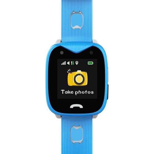 Mini Waterproof Kids Smart GPS Watch Touch Screen GPS Tracker GPS+WIFI+LBS Location SOS Voice Intercom Safety Fence