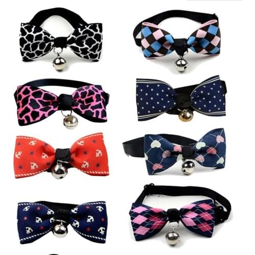 20pic Dog bow tie teddy cat bow tie good quality pet supplies accessories mixed color color random send