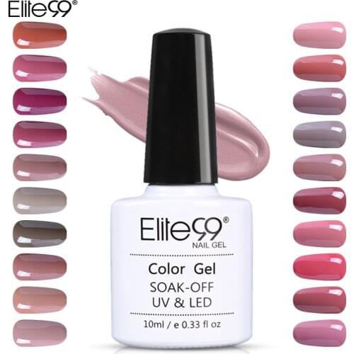 Elite99 Gel Nail Polish 10ml Nude gel Color base gel Vernis hybrid nail glitter gel lacquer for nails Varnishes hand nail