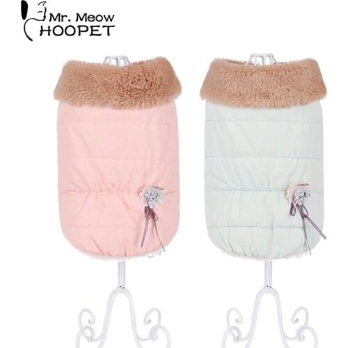 Hoopet Pet Dog Clothes Cat Clothes Product Dog Coat Jacket Puppy Chihuahua Dress Warm Clothes for Dogs