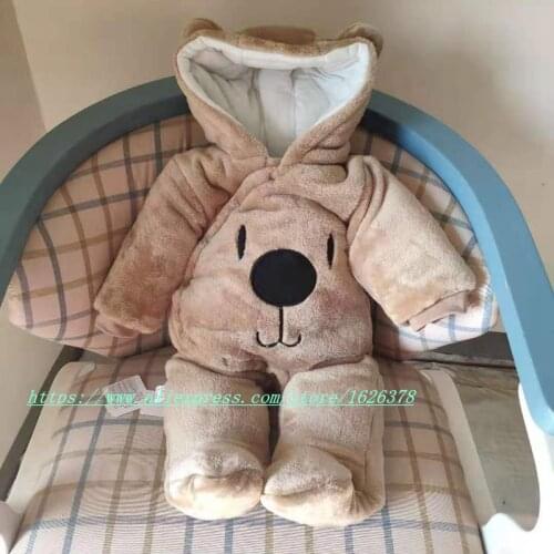 Jumpsuit Toddler New Born Baby Clothes 0-12M Boys Girls Warm clothing Wear Winter Kids Cute Infant Babies Rompers Long Sleeve