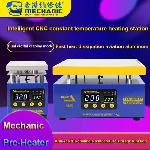 Mechanic Intelligent Thermostat Heater Platform For iPhone/Samsung/iPad LCD Screen/Middle Frame Pre-Heating Station