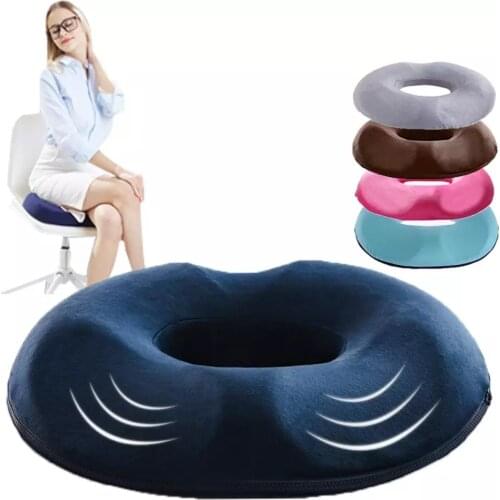 Hemorrhoids Soft Firm Memory Cushion for Wheelchair Home Office Car Seat Sofa Floor Massage Tailbone Pillow Seat Cushion
