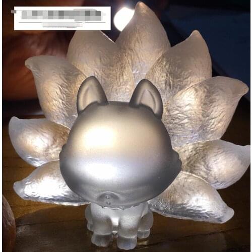 New Transparent Silicone Mould Dried Flower Resin Decorative Craft DIY 3D Nine Tailed Fox Mold epoxy resin molds for jewelry