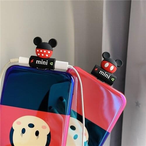 Disney Mickey Minnie for Iphone7.8.X.Max.XR Headphone Adapter Charging and Listening To Music Two-in-one Conversion Splitter