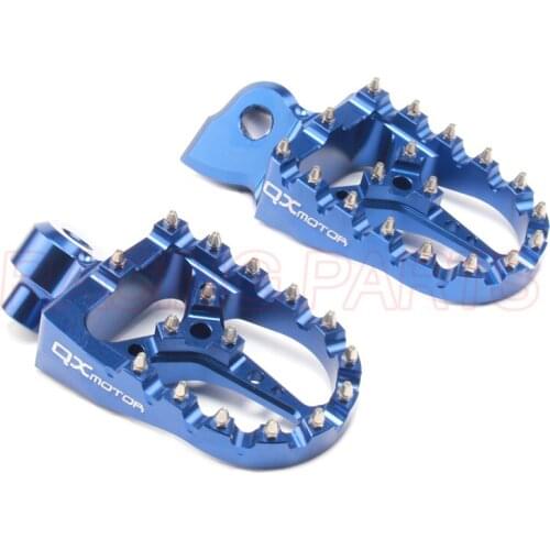 CNC Billet MX Foot Pegs Rests Pedals Footpegs For YAMAHA yz 125 250 yz125 yz85 yz450f wr450f wr250f dirt bike