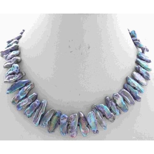 Selling Charming! 8-9mm White Akoya Cultured Pearl Necklace 18" GP clasp>>> free shipping