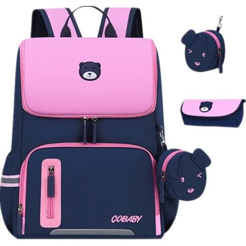 Waterproof Children School Bags For Girls Orthopedic Kids Cartoon Primary School Backpacks Schoolbags Kids Mochila Infantil Zip