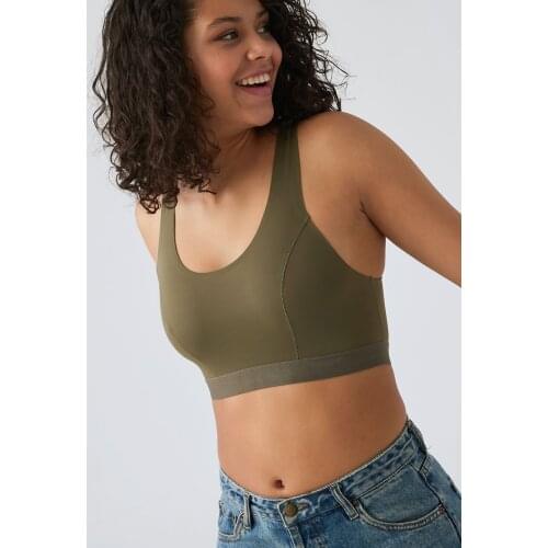 İç çamaşırı kadın büstiyer dikişsiz yaz bralette seksi üst sütyen