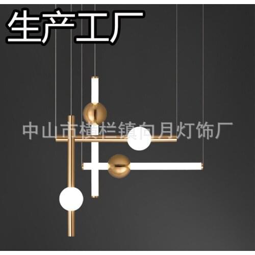 Nordic industrial lamp glass ball restaurant LED pendant lights Home Decoration E27 Light Fixture hanging ceiling lamps