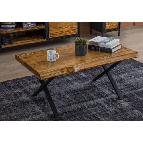 Modern Walente Spruce Wood Center table coffe table