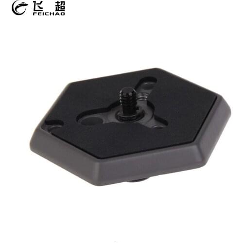 030-14 Hexagonal Quick Release Plate Board 1/4" Screw Replace 3049 for Manfrotto 030-14 030-38 RC0 3063 Photo Studio Accessories