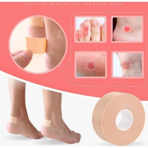 1 Roll Multi-functional Bandage Rubber Plaster Tape First Aid Kits Self-adhesive Elastic Wrap Anti-wear Waterproof Heel Foot Pad