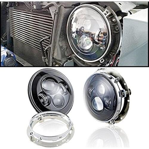 1pc or 2pc 7 Inch stainless Support For Jeep Wrangler JK TJ car For Harley Motorcycle Universal 7-inch bracket