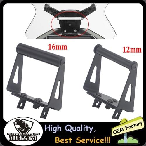 12MM and 16MM For 790 ADVENTURE S R 2017 2018 2019 2020 Motorcycle GPS/SMART PHONE Navigation GPS Plate Bracket Adapt Holder