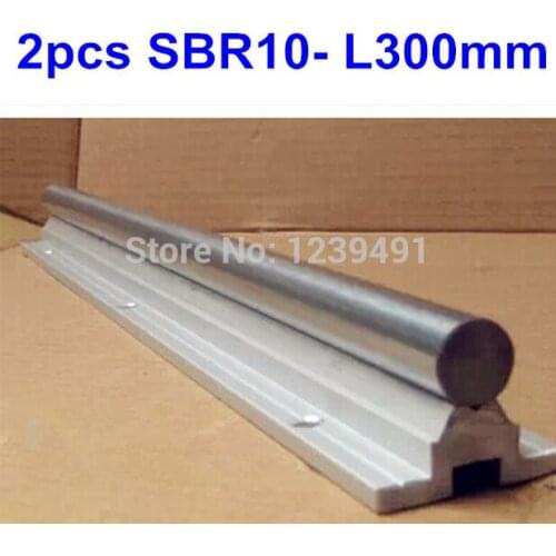 2pcs/lot SBR10 L300mm Linear rail cnc parts