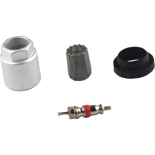 4 Pieces Wheel Tire Pressure Sensor Service Rebuild TPMS Service Pack Kit