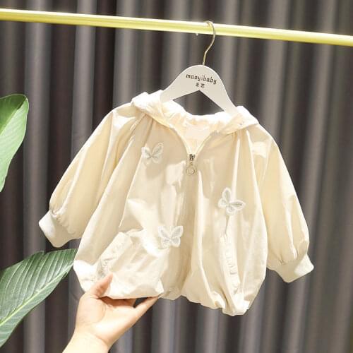 Childrens clothing baby girl jacket new spring autumn childrens western jacket childrens jacket girls spring windbreaker