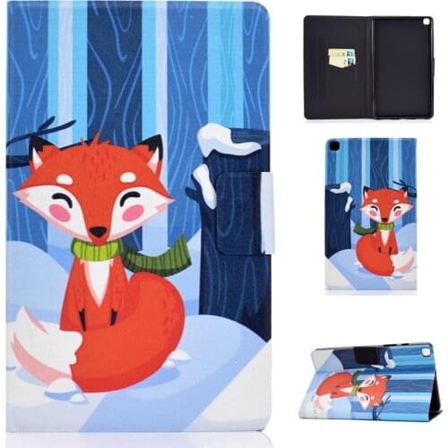 For Samsung Galaxy Tab A7 cute case SM-T500 T505 T507 soft protective cover with card slots