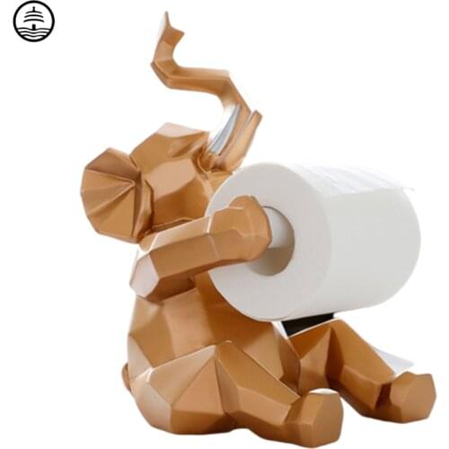 Nordic Contracted Animal Head Rolls Paper To Wear To Place A Sitting Room Tea Table Desk Toilet Paper To Wear Decoration A1670