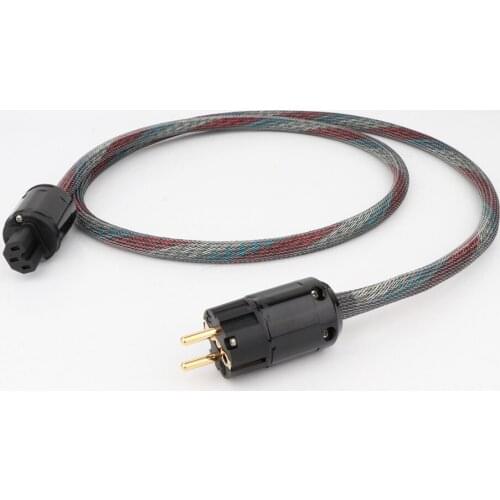 Hi-END 8cores Western Electric RED COPPER EU AC POWER CORD CABLE With P-029E C-029 Plug AC cable