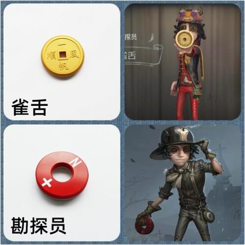 Hot Game Identity V Campbell Cosplay Props With Magnet Magnet And Compass To Attract Soul Meteorite Hand Made Prop