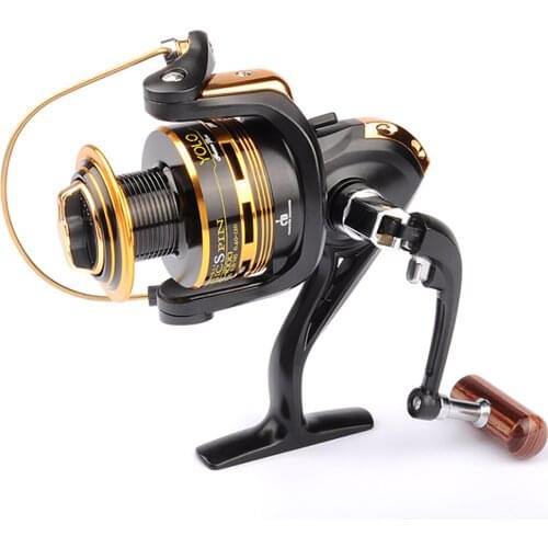 HiUmi 1000-6000 High Quality Peche Fishing Reel 10BB Pesca Spinning Reel Carretilha Gapless Metal Spool Spinning Fishing Wheel