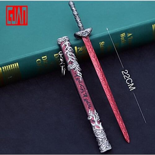 Zinc Alloy Toy Model Weapon Sword Demon Road Peripheral Decorations Chen Qingling Wei Wuxian Weapon Model