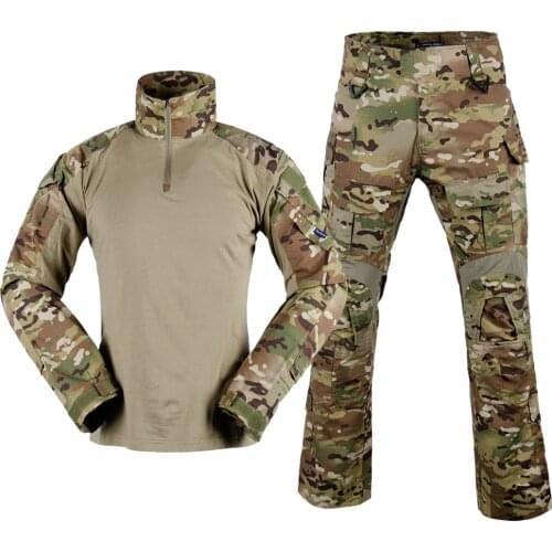 Fronter Camouflage Tactical Military Uniform Multicam Special Forces Soldier Suit Combat Shirt Pants Tactics Airsoft Militaire